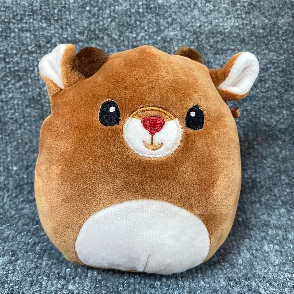 SQUISHMALLOWS RUDOLPH THE RED NOSED REINDEER 5" STUFFED TOY PLUSH